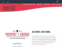 Tablet Screenshot of passporttosavings.com